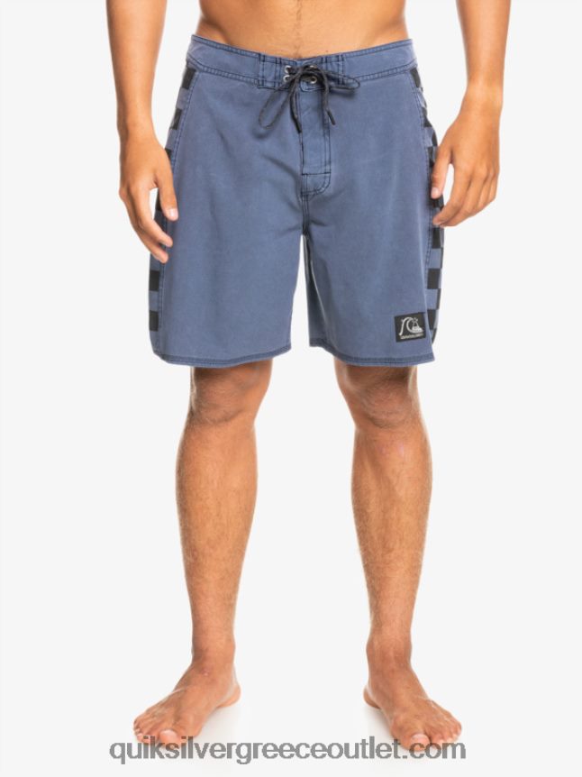 αυθεντικό τόξο hempstretch πλύθηκε 18 παντελόνια Quiksilver άνδρες 66LP841670 ναυτικό μπλέιζερ
