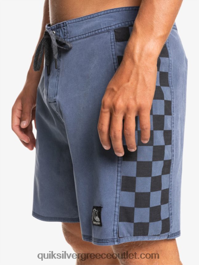 αυθεντικό τόξο hempstretch πλύθηκε 18 παντελόνια Quiksilver άνδρες 66LP841670 ναυτικό μπλέιζερ