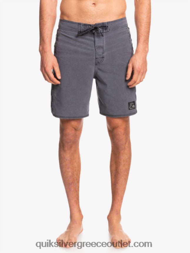 αυθεντικό τόξο hempstretch πλύθηκε 18 παντελόνια Quiksilver άνδρες 66LP841671 μαύρος