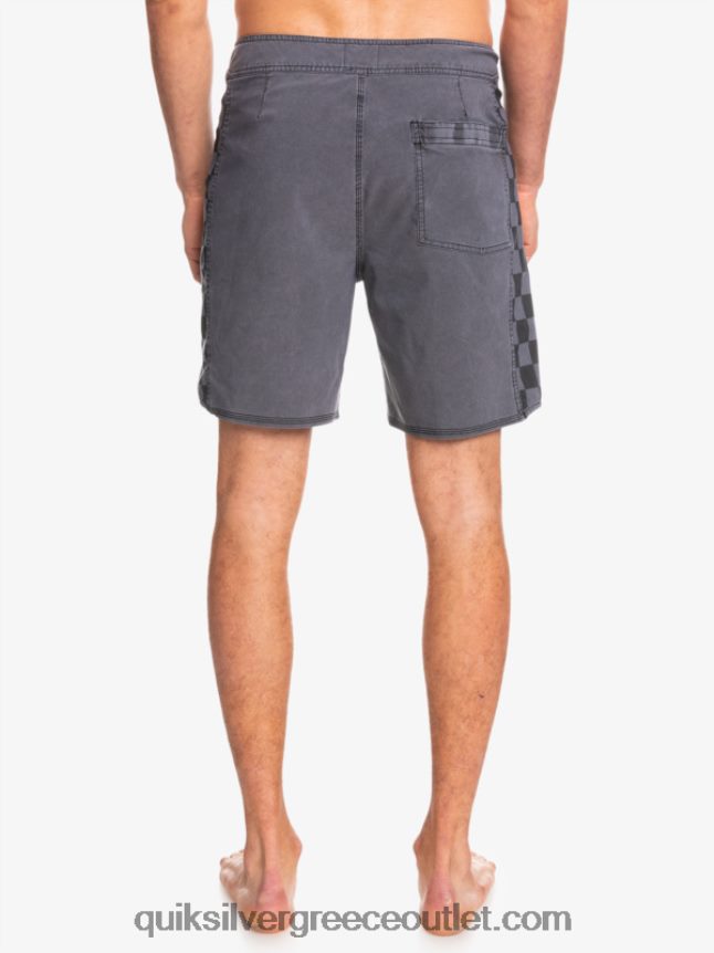αυθεντικό τόξο hempstretch πλύθηκε 18 παντελόνια Quiksilver άνδρες 66LP841671 μαύρος