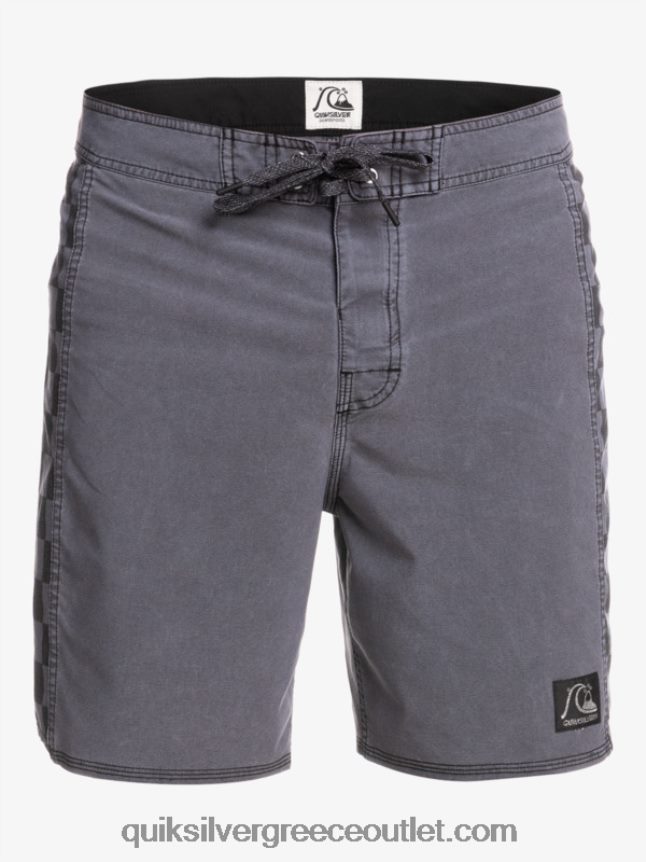 αυθεντικό τόξο hempstretch πλύθηκε 18 παντελόνια Quiksilver άνδρες 66LP841671 μαύρος