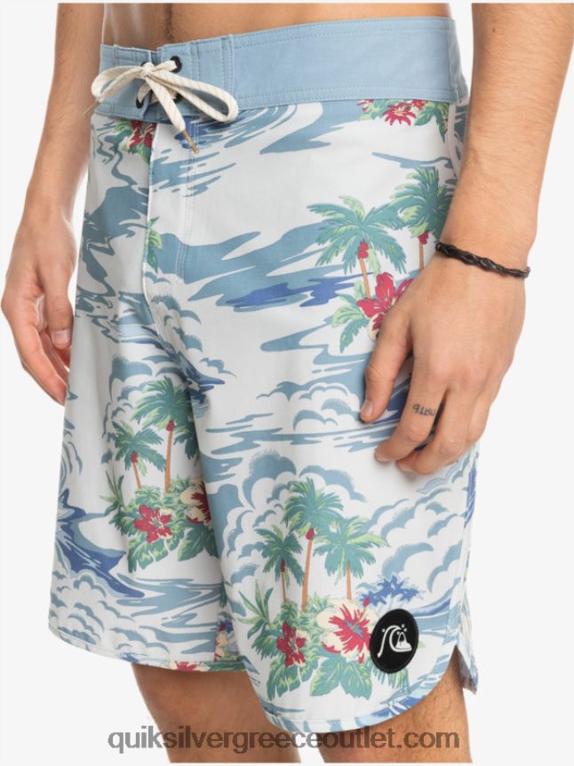 χτένι hempstretch 19 boardshort Quiksilver άνδρες 66LP841739 σημύδα