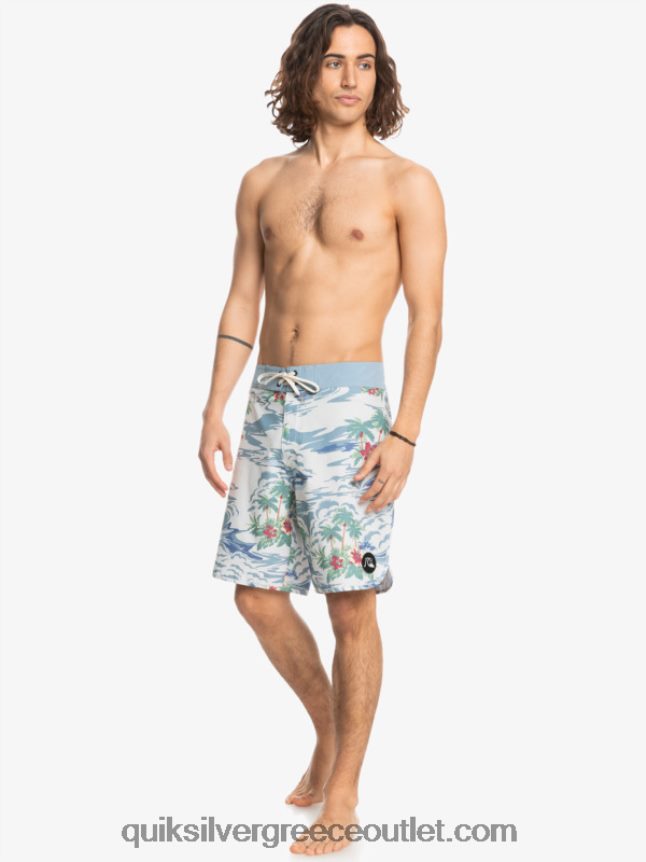 χτένι hempstretch 19 boardshort Quiksilver άνδρες 66LP841739 σημύδα