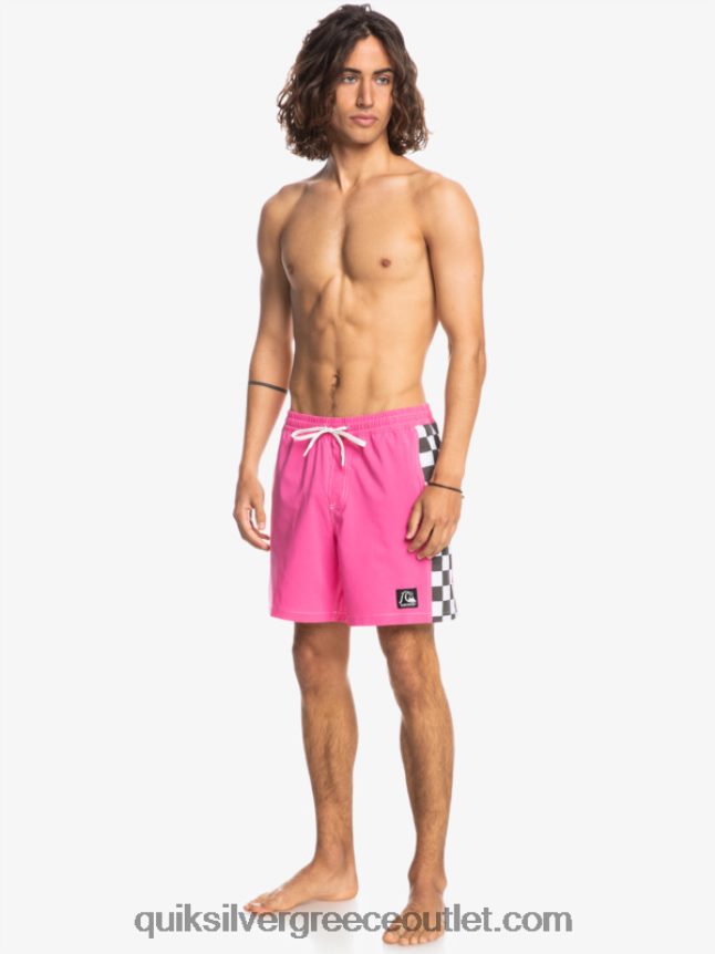 hempstretch original arch 17 volleys Quiksilver άνδρες 66LP841673 συγκλονιστικό ροζ
