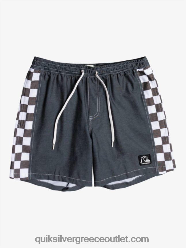 hempstretch original arch 17 volleys Quiksilver άνδρες 66LP841674 μαύρος