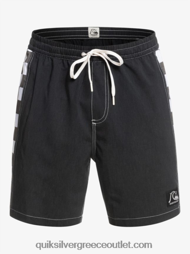 hempstretch original arch 17 volleys Quiksilver άνδρες 66LP841674 μαύρος