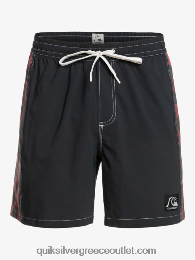 hempstretch original arch 17 volleys Quiksilver άνδρες 66LP841675 ασφαλτικό σκυρόδερμα