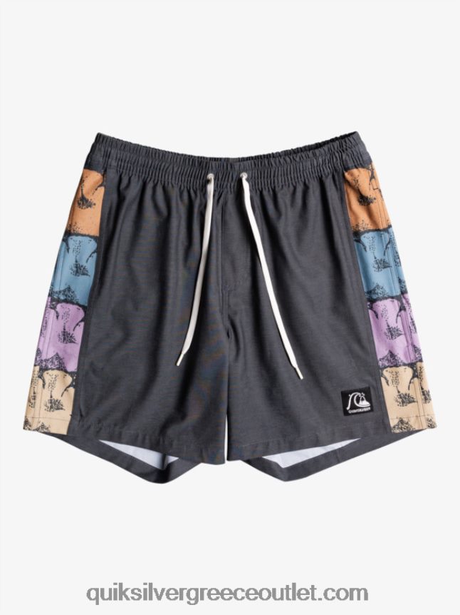 hempstretch original arch 17 volleys Quiksilver άνδρες 66LP841677 μαύρος