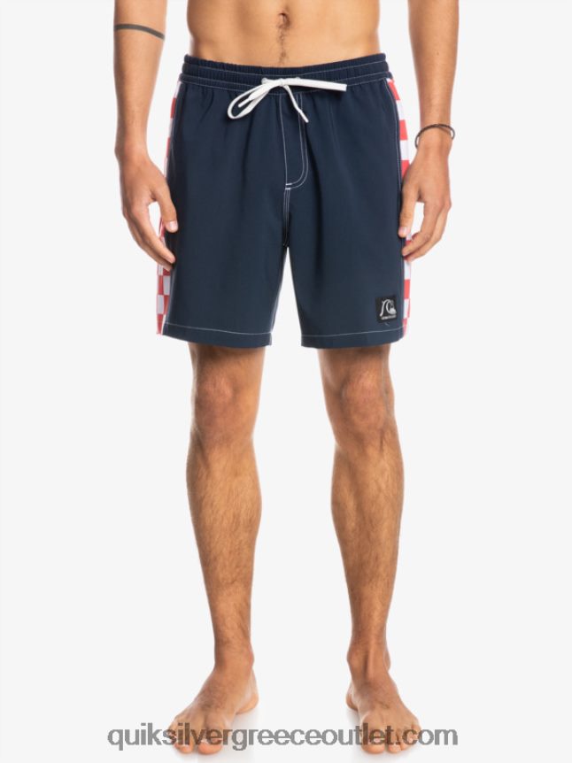 hempstretch original arch 17 volleys Quiksilver άνδρες 66LP841678 ναυτικό μπλέιζερ