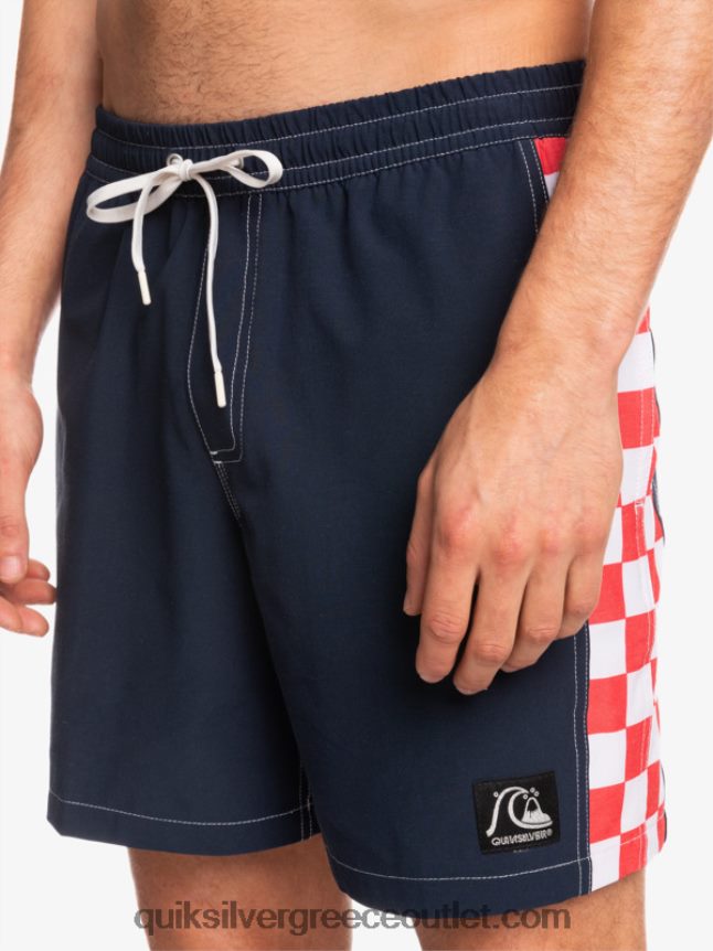 hempstretch original arch 17 volleys Quiksilver άνδρες 66LP841678 ναυτικό μπλέιζερ