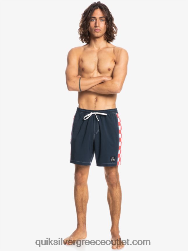 hempstretch original arch 17 volleys Quiksilver άνδρες 66LP841678 ναυτικό μπλέιζερ