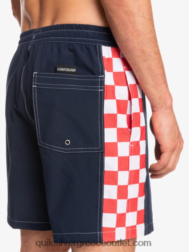 hempstretch original arch 17 volleys Quiksilver άνδρες 66LP841678 ναυτικό μπλέιζερ