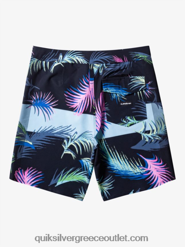 highlite arch 19 boardshort Quiksilver άνδρες 66LP84368 ασφαλτικό σκυρόδερμα