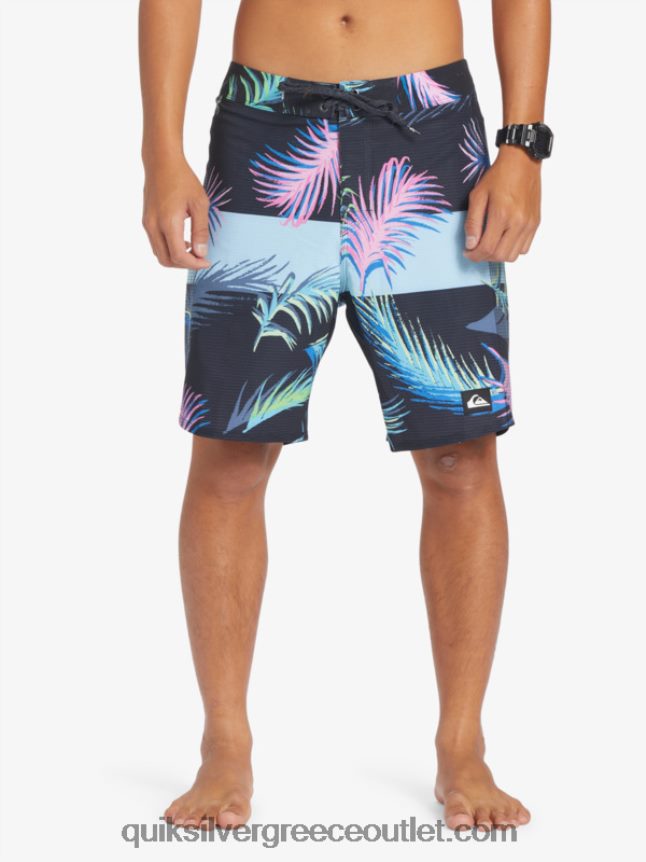 highlite arch 19 boardshort Quiksilver άνδρες 66LP84368 ασφαλτικό σκυρόδερμα