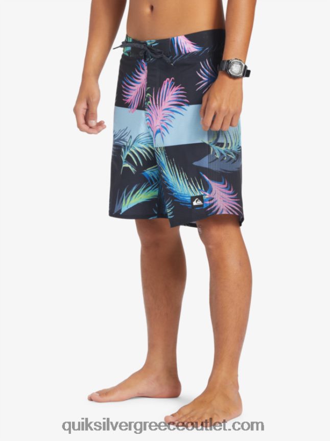 highlite arch 19 boardshort Quiksilver άνδρες 66LP84368 ασφαλτικό σκυρόδερμα