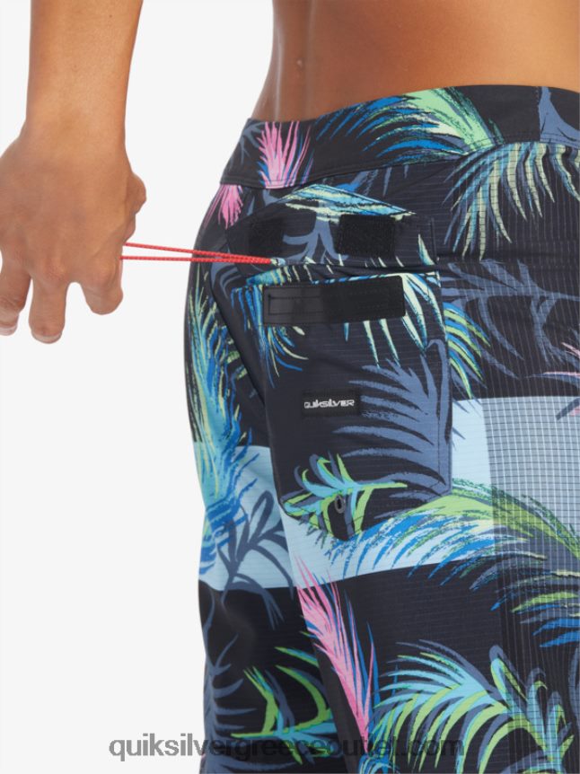 highlite arch 19 boardshort Quiksilver άνδρες 66LP84368 ασφαλτικό σκυρόδερμα
