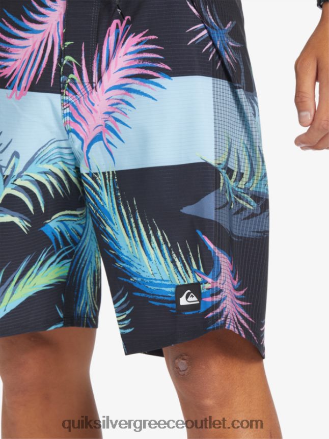 highlite arch 19 boardshort Quiksilver άνδρες 66LP84368 ασφαλτικό σκυρόδερμα