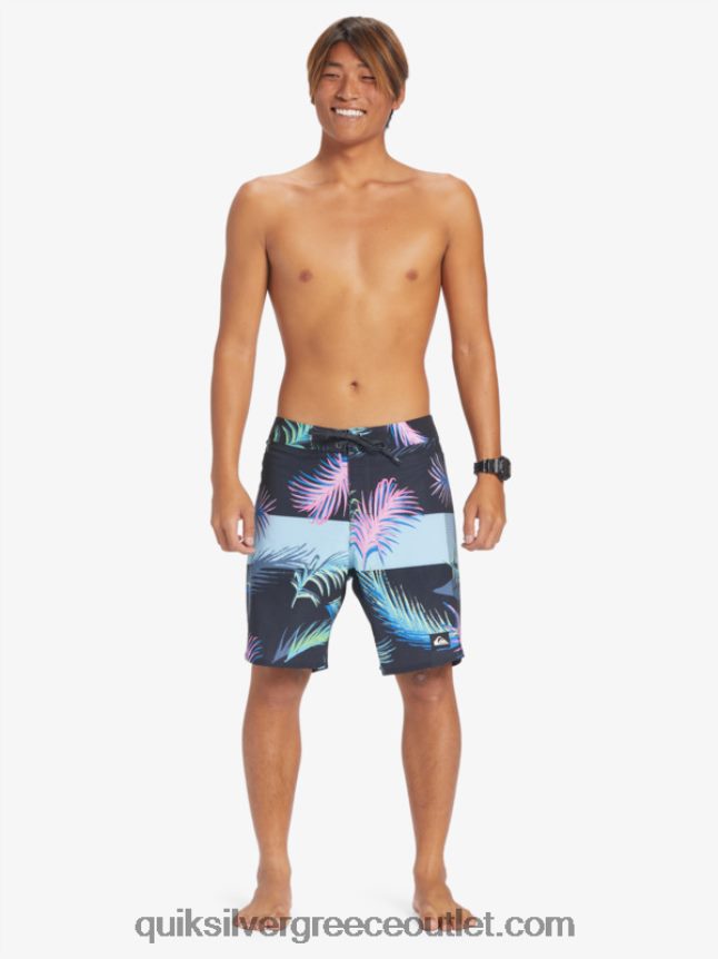 highlite arch 19 boardshort Quiksilver άνδρες 66LP84368 ασφαλτικό σκυρόδερμα