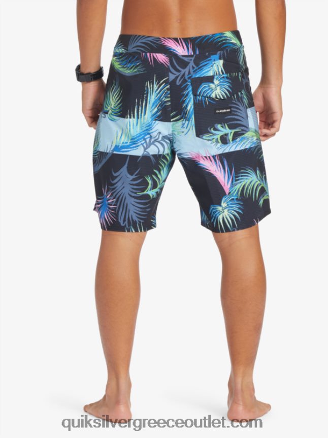 highlite arch 19 boardshort Quiksilver άνδρες 66LP84368 ασφαλτικό σκυρόδερμα