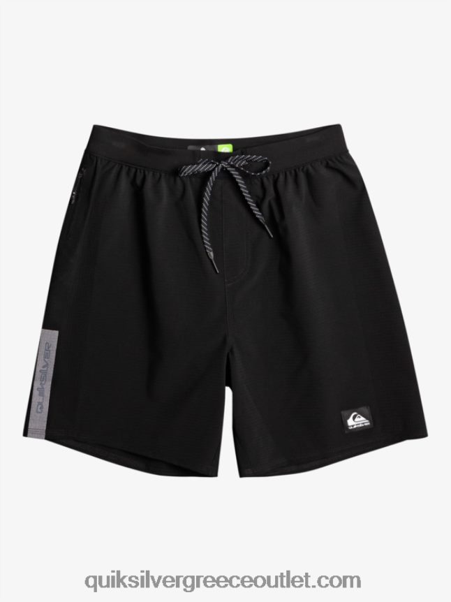 highlite omni short 17 βολέ Quiksilver άνδρες 66LP84807 μαύρος
