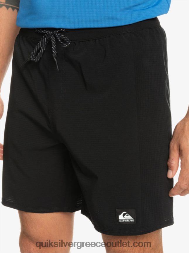 highlite omni short 17 βολέ Quiksilver άνδρες 66LP84807 μαύρος