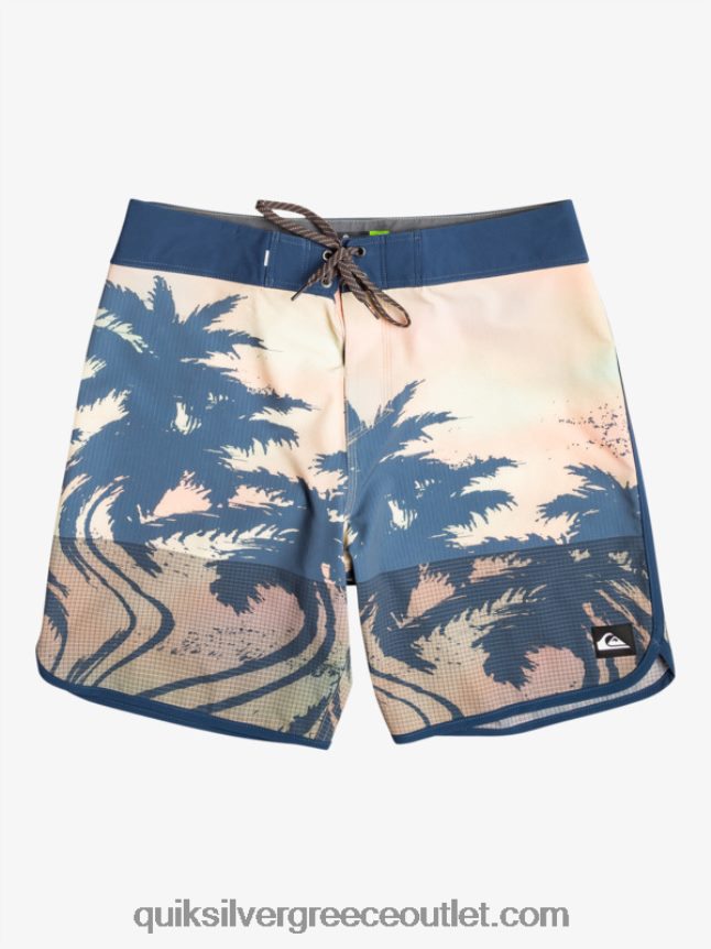 Σορτς σανίδας highlite scallop 19 Quiksilver άνδρες 66LP8418 παστέλ τιρκουάζ