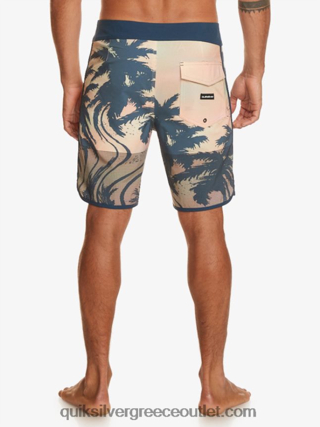 Σορτς σανίδας highlite scallop 19 Quiksilver άνδρες 66LP8418 παστέλ τιρκουάζ