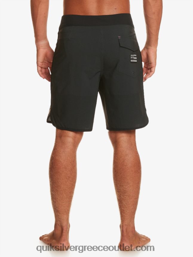 Σορτς σανίδας highlite scallop 19 Quiksilver άνδρες 66LP8421 μαύρος