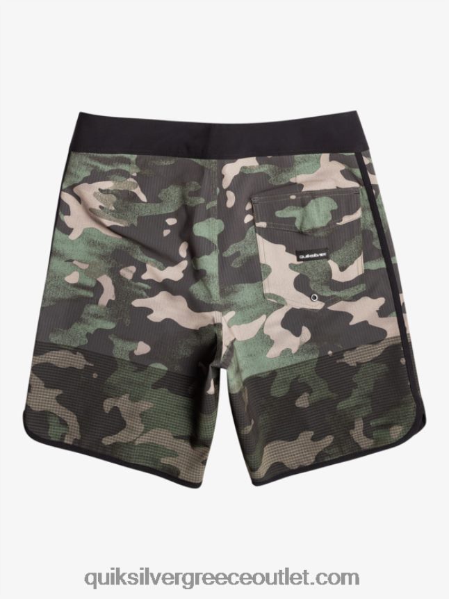 Σορτς σανίδας highlite scallop 19 Quiksilver άνδρες 66LP8422 ασφαλτικό σκυρόδερμα