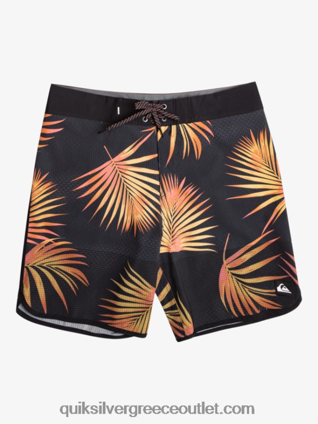 Σορτς σανίδας highlite scallop 19 Quiksilver άνδρες 66LP8423 ορυκτό κόκκινο