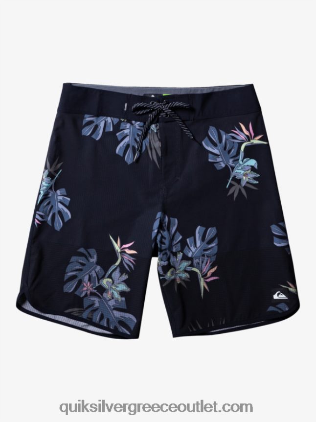 Σορτς σανίδας highlite scallop 19 Quiksilver άνδρες 66LP8424 μαύρος