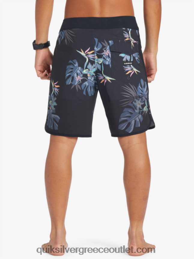 Σορτς σανίδας highlite scallop 19 Quiksilver άνδρες 66LP8424 μαύρος