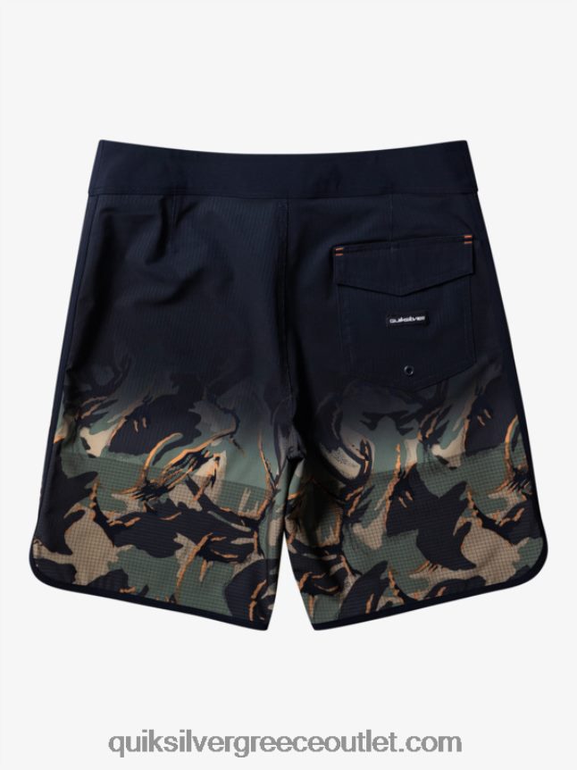 Σορτς σανίδας highlite scallop 19 Quiksilver άνδρες 66LP8425 τετράφυλλο τριφύλλι