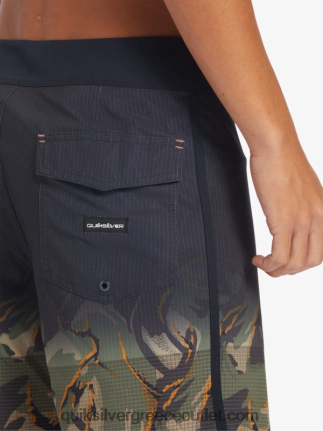 Σορτς σανίδας highlite scallop 19 Quiksilver άνδρες 66LP8425 τετράφυλλο τριφύλλι