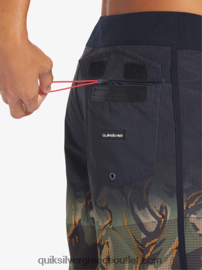 Σορτς σανίδας highlite scallop 19 Quiksilver άνδρες 66LP8425 τετράφυλλο τριφύλλι