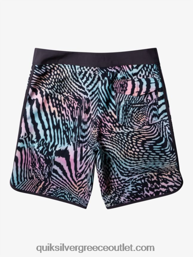 Σορτς σανίδας highlite scallop 19 Quiksilver άνδρες 66LP8428 ασφαλτικό σκυρόδερμα