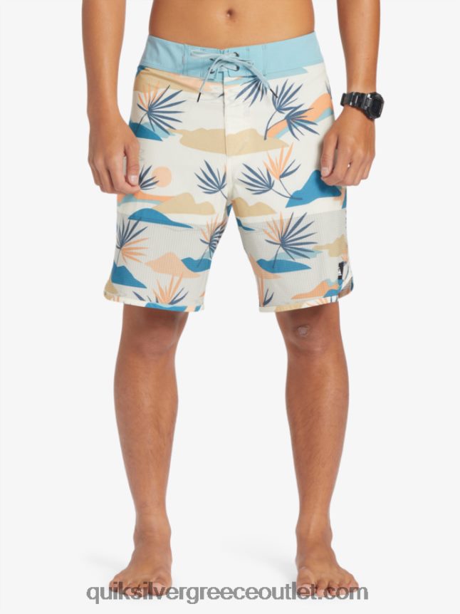 Σορτς σανίδας highlite scallop 19 Quiksilver άνδρες 66LP8429 σημύδα