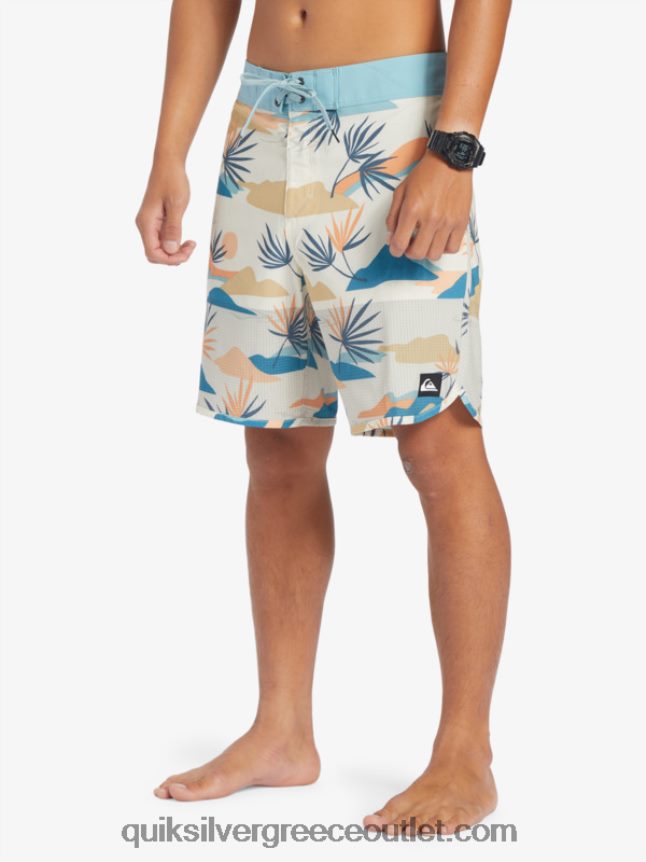 Σορτς σανίδας highlite scallop 19 Quiksilver άνδρες 66LP8429 σημύδα