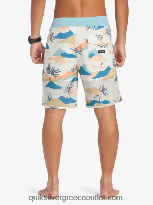 Σορτς σανίδας highlite scallop 19 Quiksilver άνδρες 66LP8429 σημύδα