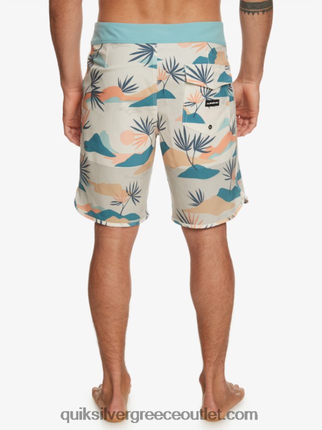 Σορτς σανίδας highlite scallop 19 Quiksilver άνδρες 66LP8429 σημύδα