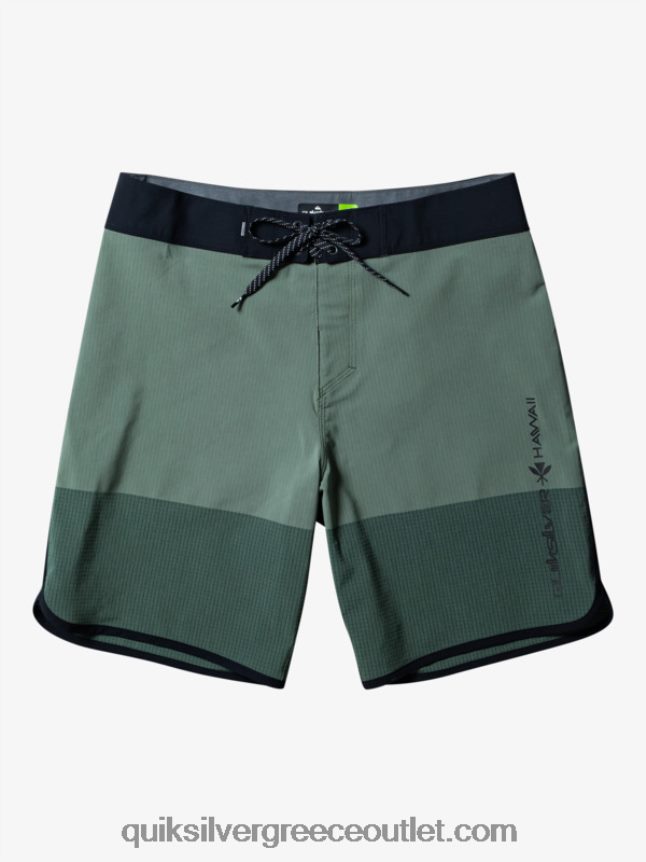 Σορτς σανίδας highlite scallop 19 Quiksilver άνδρες 66LP8430 θυμάρι