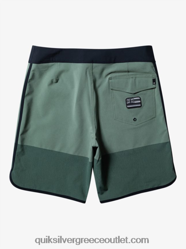 Σορτς σανίδας highlite scallop 19 Quiksilver άνδρες 66LP8430 θυμάρι