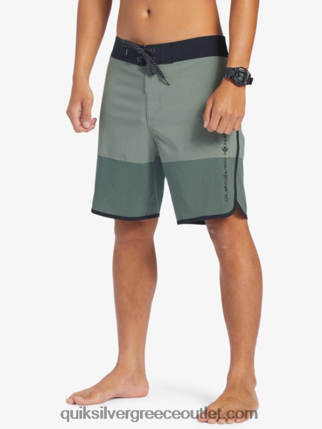 Σορτς σανίδας highlite scallop 19 Quiksilver άνδρες 66LP8430 θυμάρι