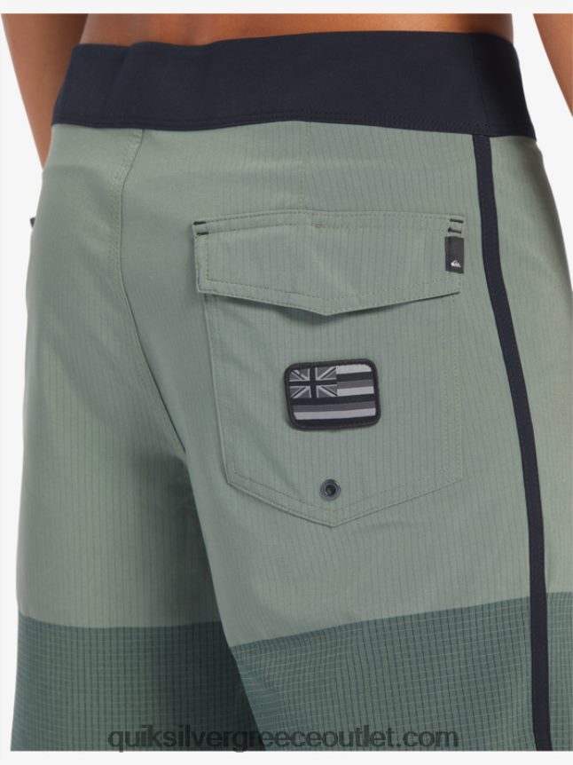 Σορτς σανίδας highlite scallop 19 Quiksilver άνδρες 66LP8430 θυμάρι