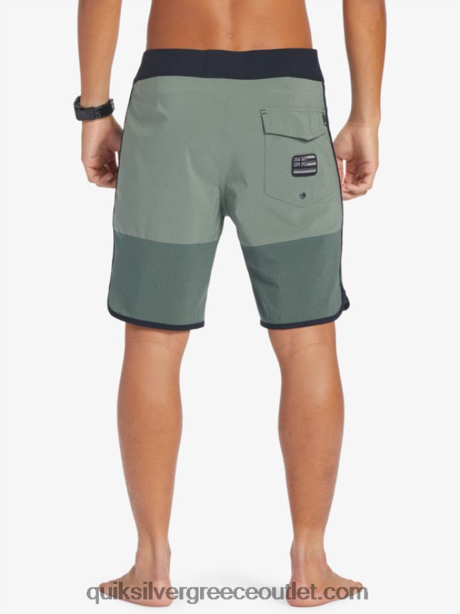 Σορτς σανίδας highlite scallop 19 Quiksilver άνδρες 66LP8430 θυμάρι