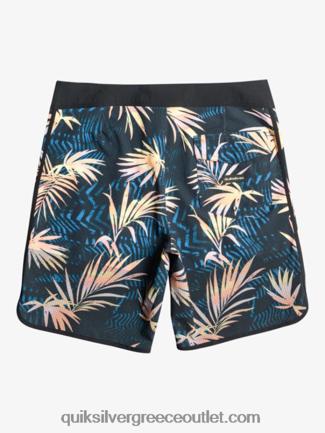 Σορτς σανίδας highlite scallop 19 Quiksilver άνδρες 66LP8431 μαύρος