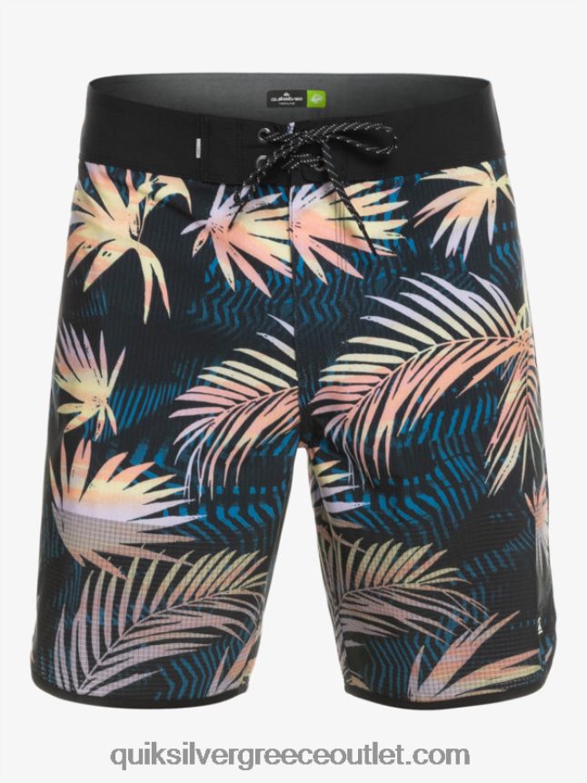 Σορτς σανίδας highlite scallop 19 Quiksilver άνδρες 66LP8431 μαύρος