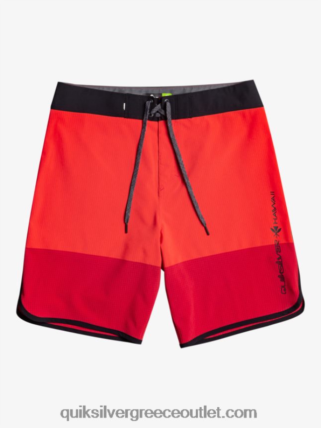 Σορτς σανίδας highlite scallop 19 Quiksilver άνδρες 66LP8432 κόκκινο υψηλού κινδύνου