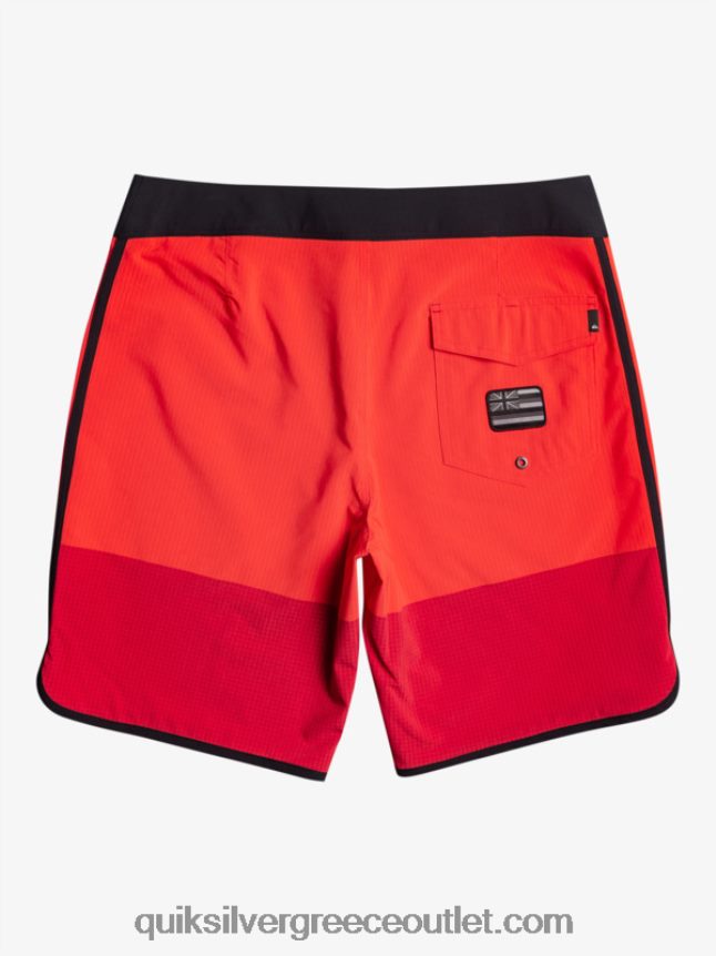 Σορτς σανίδας highlite scallop 19 Quiksilver άνδρες 66LP8432 κόκκινο υψηλού κινδύνου