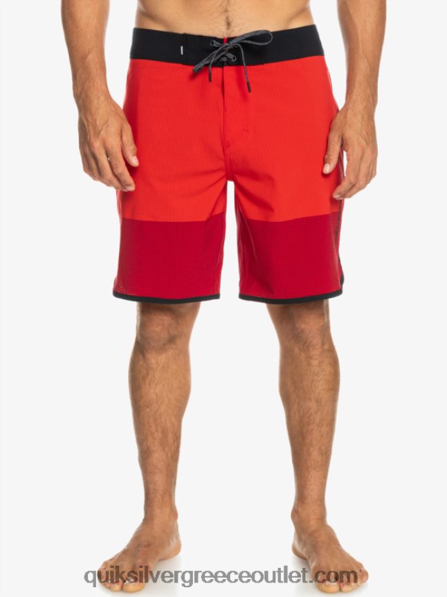Σορτς σανίδας highlite scallop 19 Quiksilver άνδρες 66LP8432 κόκκινο υψηλού κινδύνου